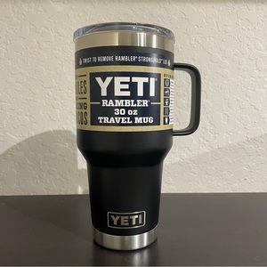 YETI Rambler 30 oz. Travel Mug with Stronghold Lid, Black